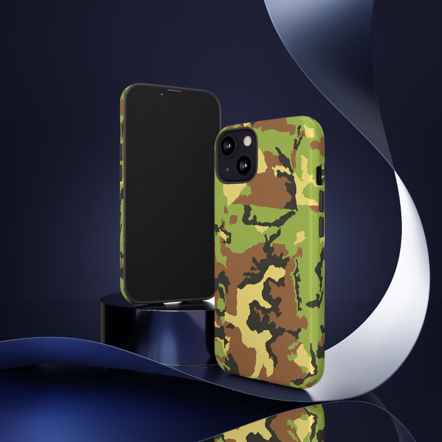 Camo Tough Phone Case - Durable Military Style Cover for Adventure Lovers