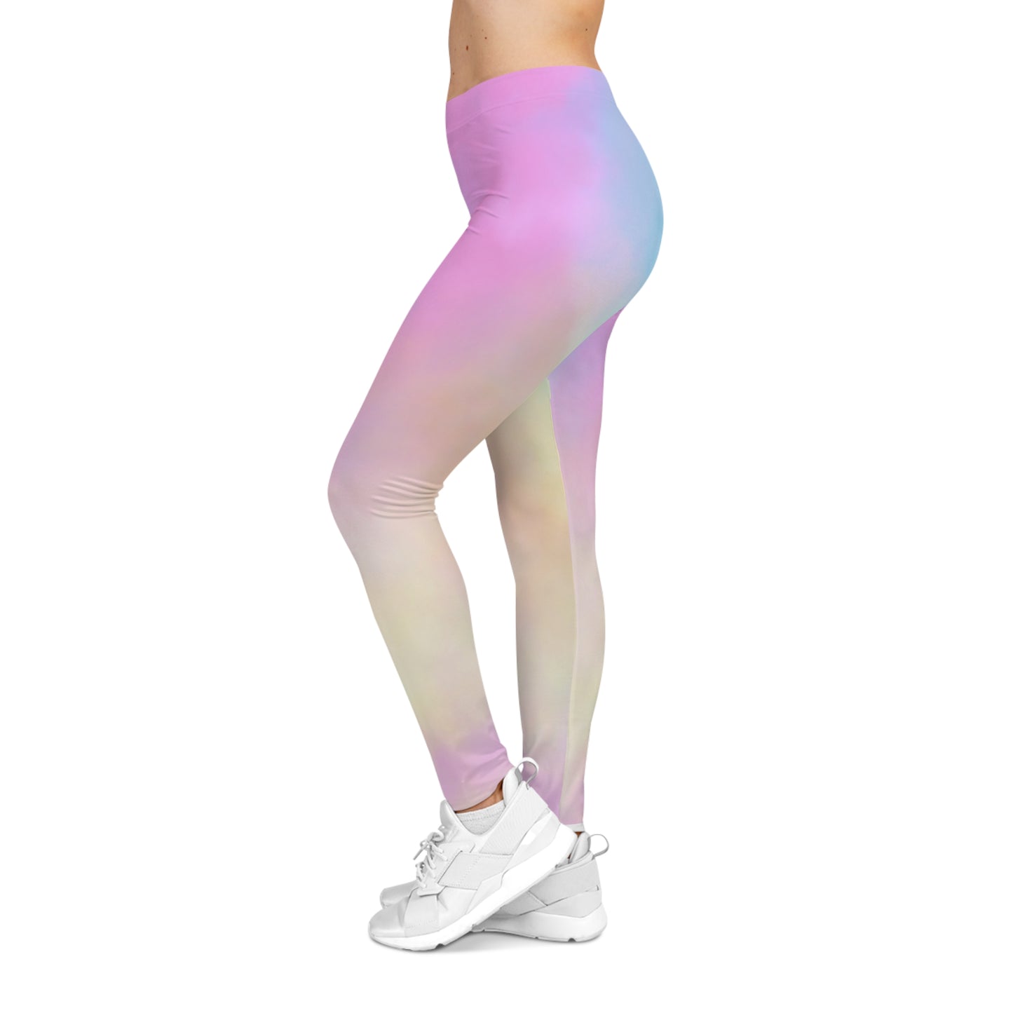 Pastel Tie-Dye Women's Casual Leggings – Comfortable & Stylish for Everyday Wear  Embrace comfort and style with these dreamy tie-dye leggings perfect for laid-back days and light workouts.