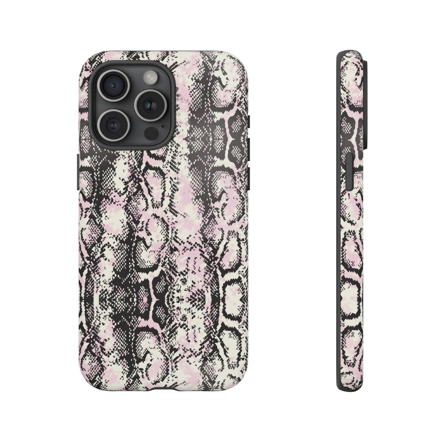 Stylish Snake Print Phone Case - Tough Protection for Trendsetters