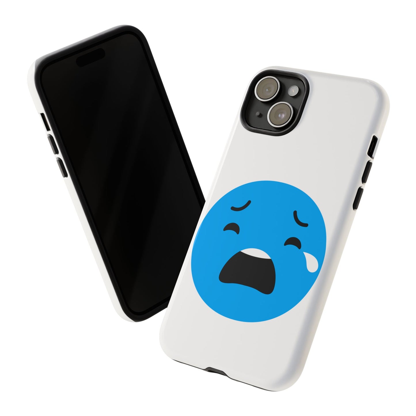 Funny Sad Face Phone Case - Tough and Stylish
