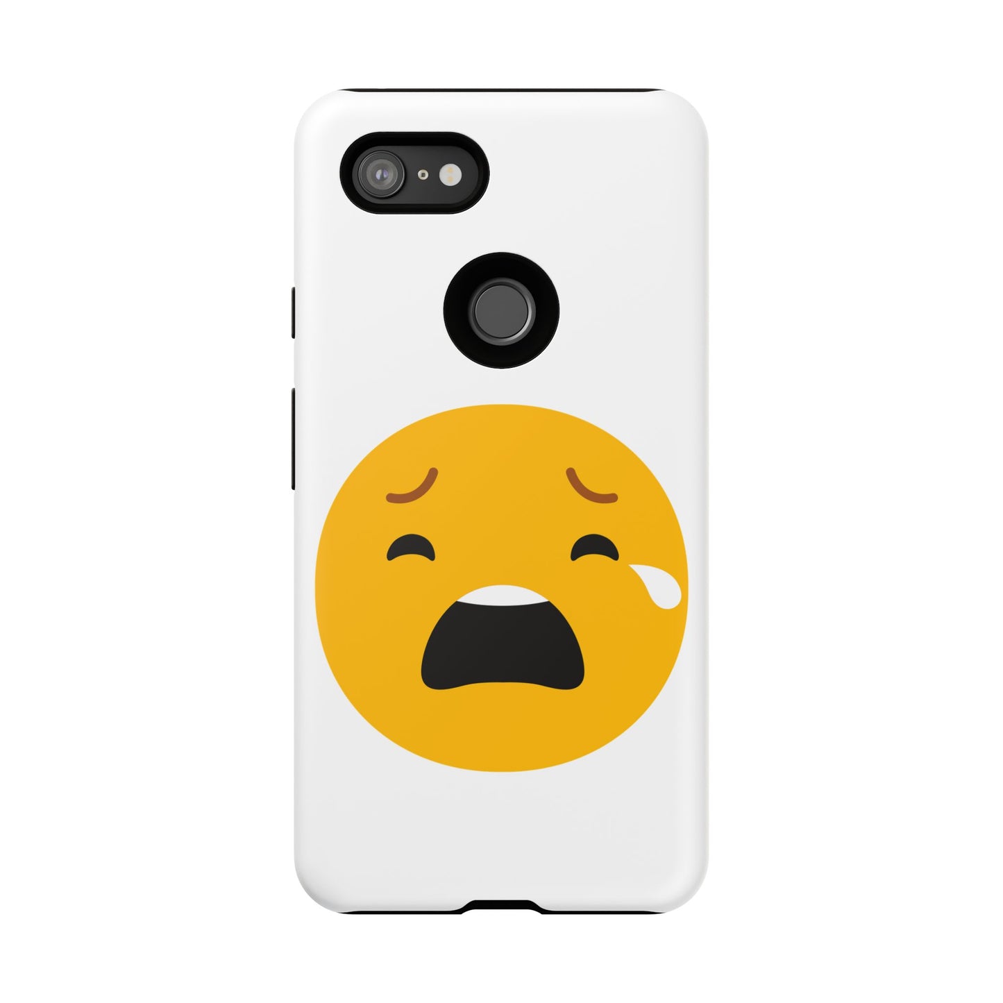 Emotional Tough Case – Sad Emoji Phone Case for Supportive Gifts