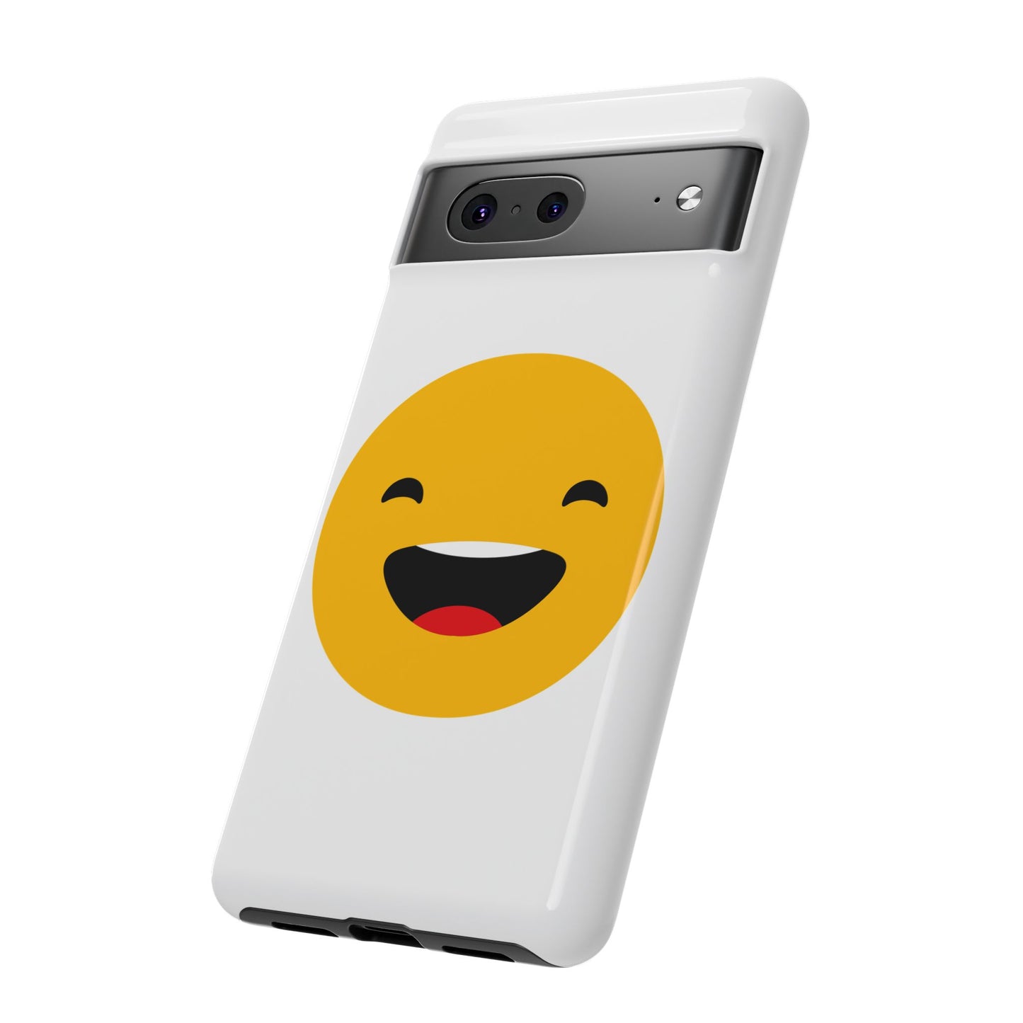 Happy Face Tough Phone Case - Durable Protection with Smile Design