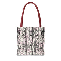 Elegant Python Print Tote Bag - Stylish and Trendy Carryall for Everyday Use