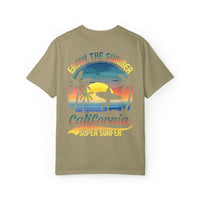 California Summer Vibes T-Shirt, Unisex Beach Tee, Surfing Apparel, Gift for Surfers, Summer Wardrobe Essential