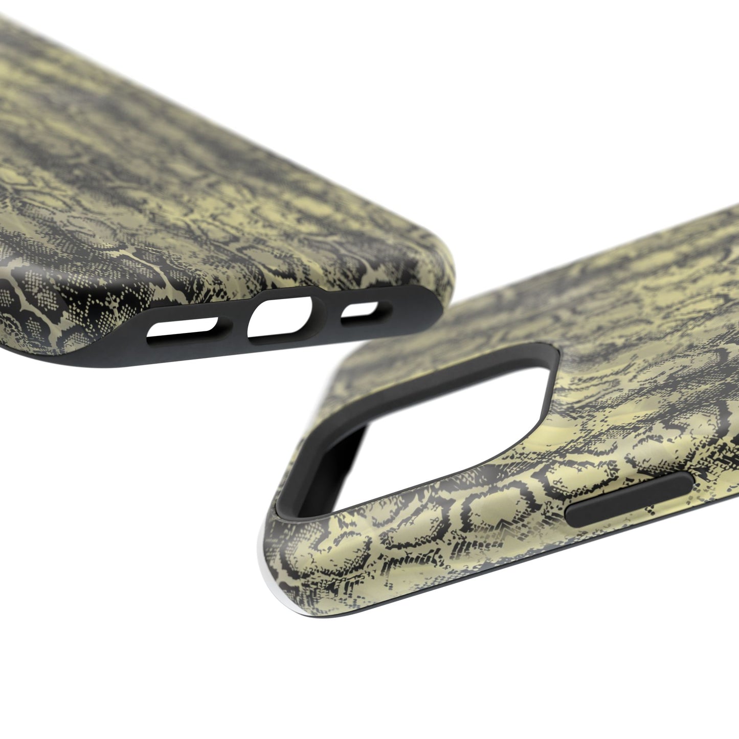 Stylish Snake Skin Magnetic Tough Case - Durable Protection for Your Phone