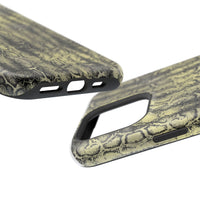 Stylish Snake Skin Magnetic Tough Case - Durable Protection for Your Phone