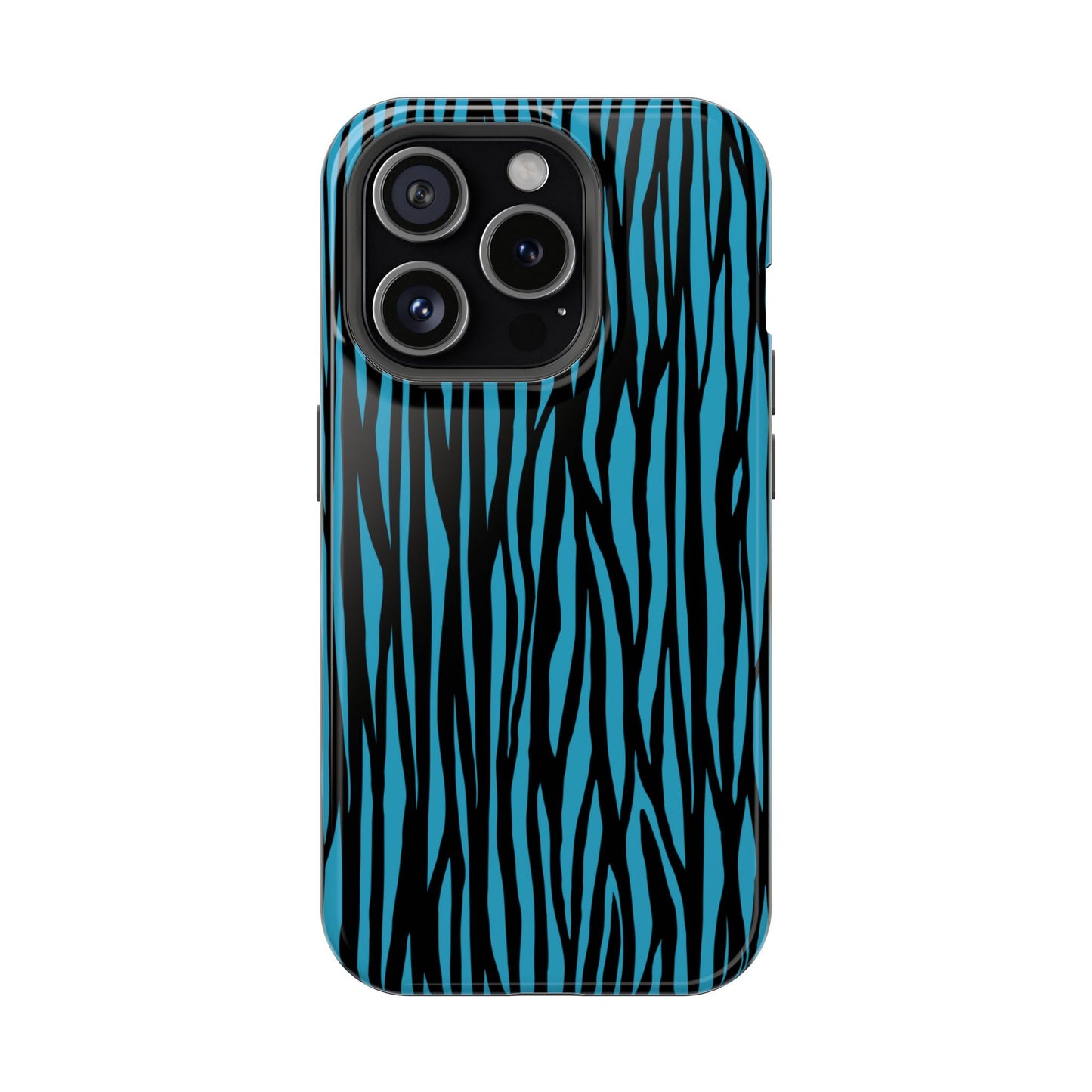 Zebra Print Magnetic Tough Case for iPhone - Durable & Stylish Phone Protection
