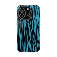 Zebra Print Magnetic Tough Case for iPhone - Durable & Stylish Phone Protection