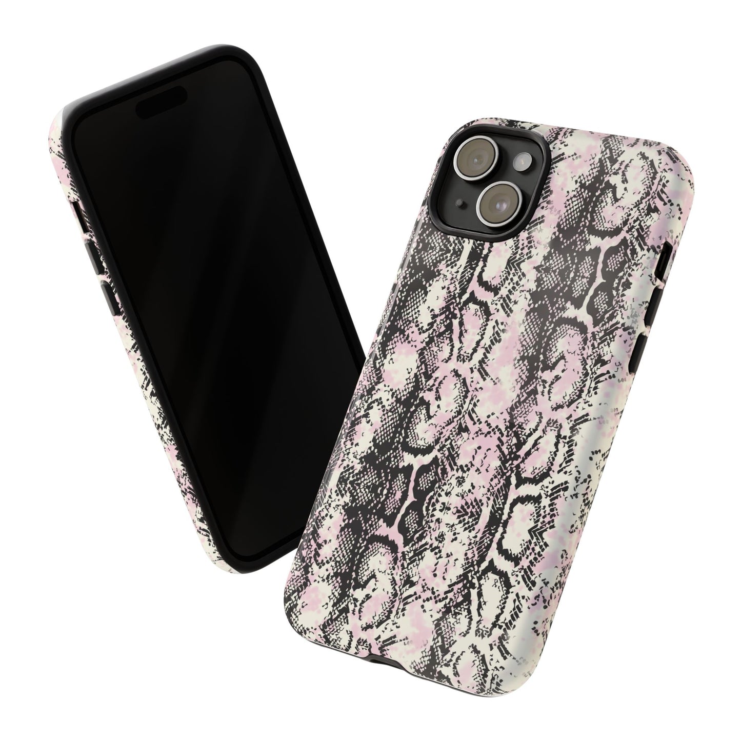 Stylish Snake Print Phone Case – Trendy Design, Tough Protection  Make a bold fashion statement while keeping your phone safe with this sleek and durable snake print case.