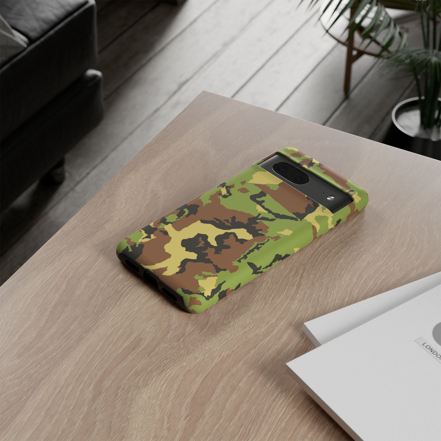 Camo Tough Phone Case - Durable Military Style Cover for Adventure Lovers