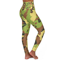 Camo High Waisted Yoga Leggings for Active Women | Stylish & Comfortable Workout Tights