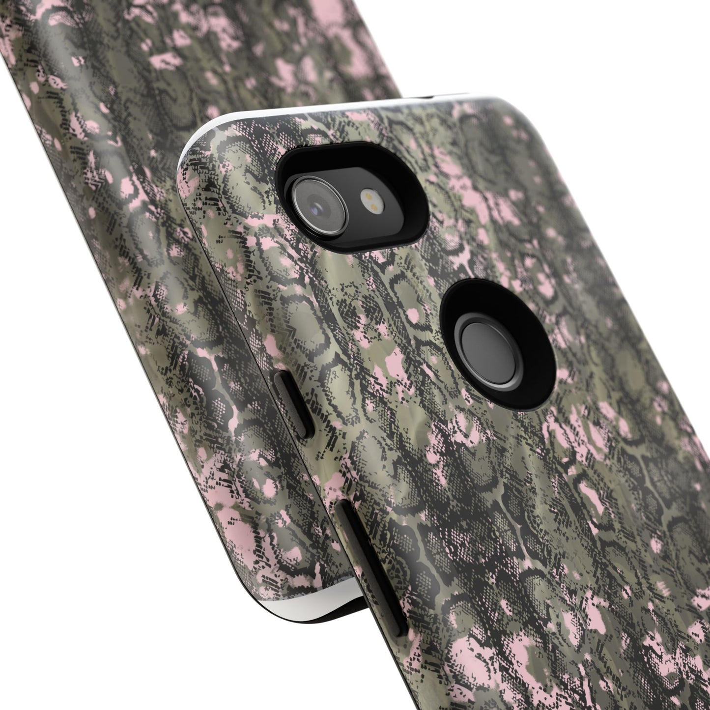 Camo Snake Pattern Phone Case – Rugged Protection Meets Bold Style  Turn heads while protecting your phone with this fierce camo snake pattern case—where urban edge meets outdoor grit.