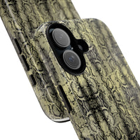 Snake Pattern Phone Case – Tough & Stylish Protection for Your Device  Show off your wild side while keeping your phone protected with this sleek snake pattern case—designed for both fashion and function.