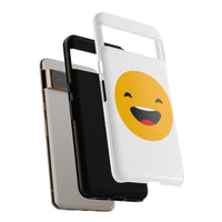 Happy Face Tough Phone Case - Durable Protection with Smile Design