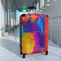 Make a bold statement on your travels with the Vibrant Colorful Suitcase – Stylish Travel Luggage for Adventurers. Designed for those who love to stand out, this suitcase combines functionality with eye-catching aesthetics, ensuring you travel in style
