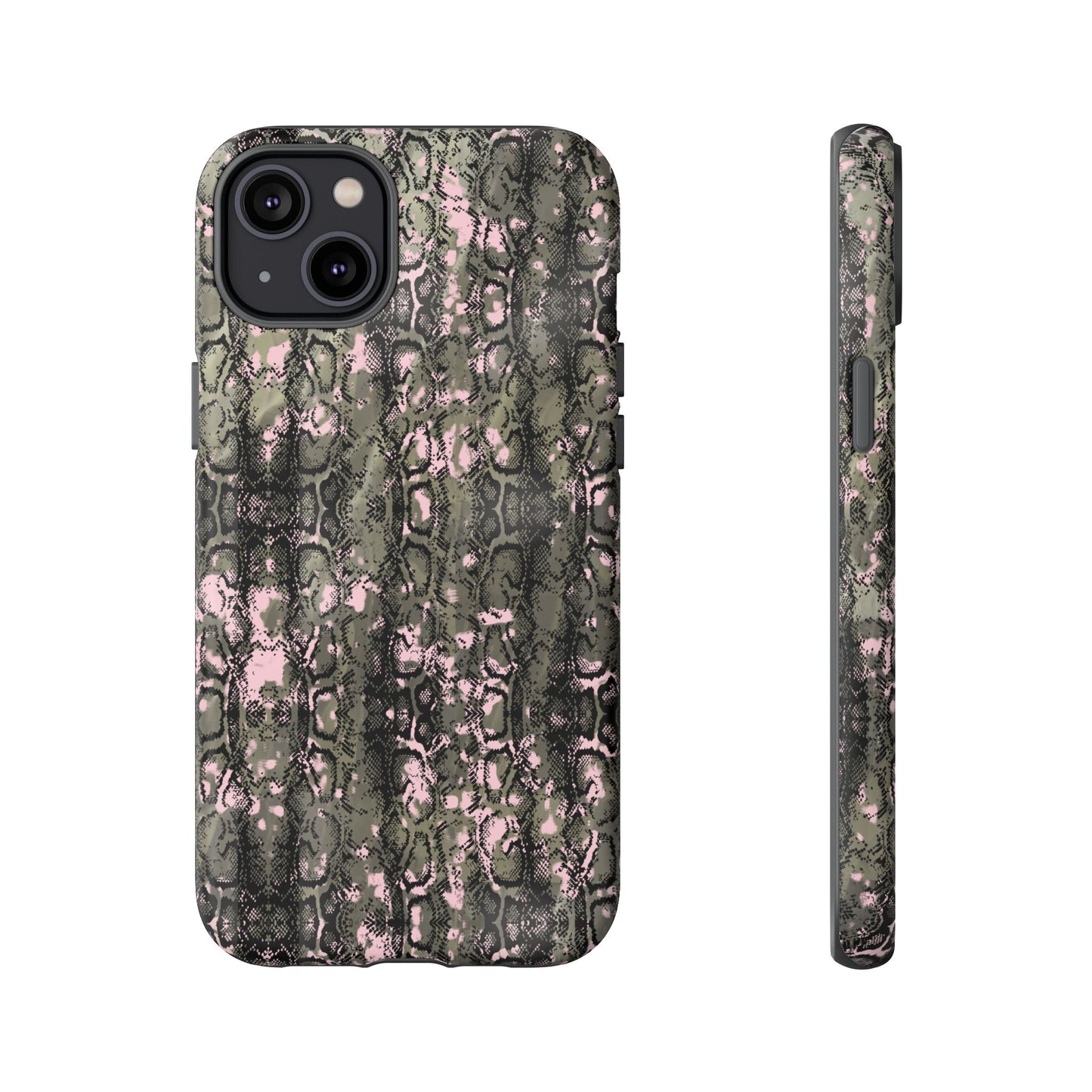 Camo Snake Pattern Phone Case – Rugged Protection Meets Bold Style  Turn heads while protecting your phone with this fierce camo snake pattern case—where urban edge meets outdoor grit.