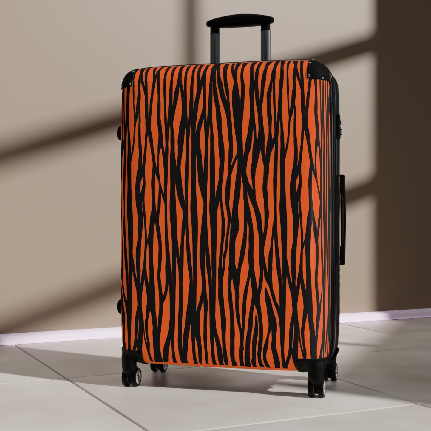 Wild Tiger Printed Suitcase for Adventurers