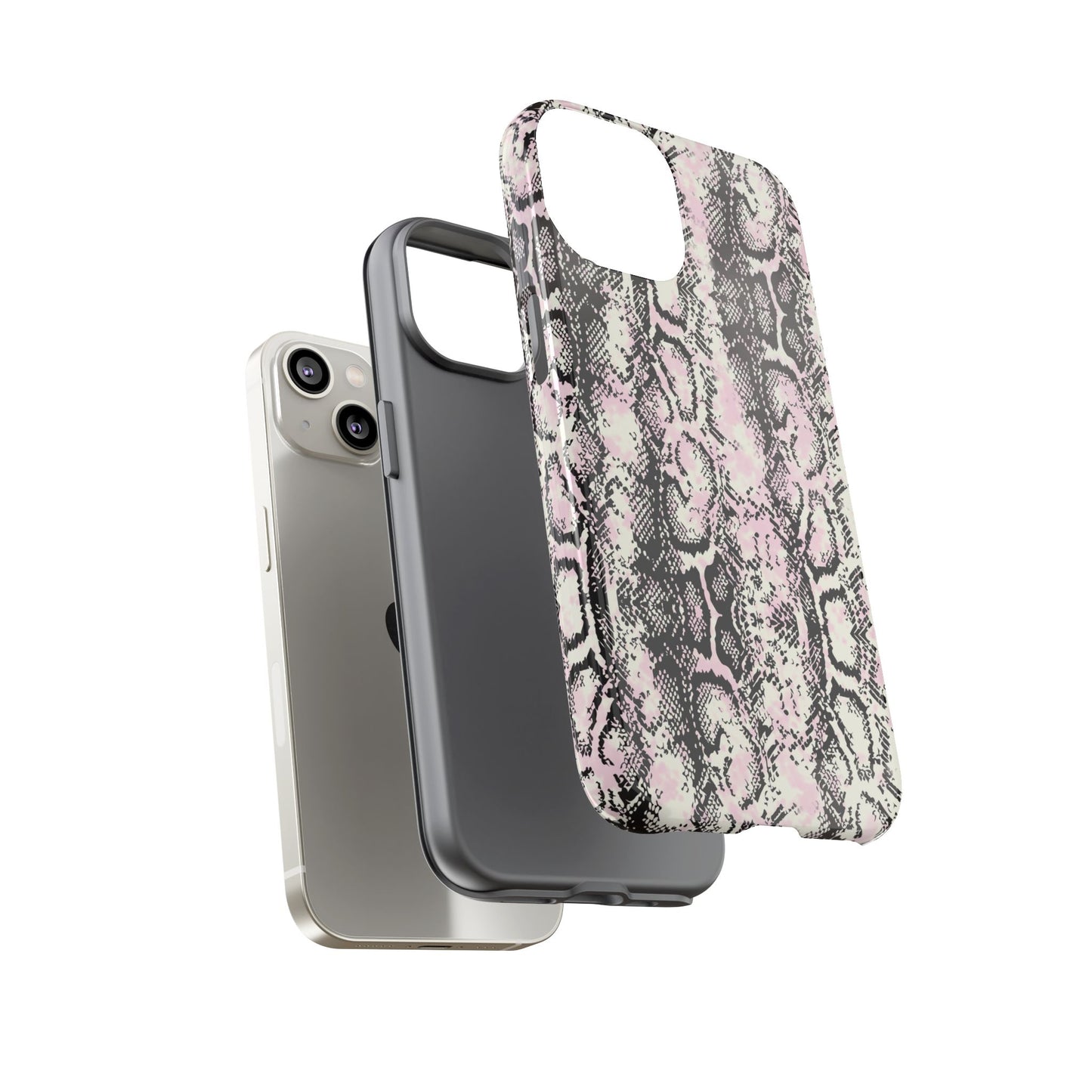Stylish Snake Print Phone Case – Trendy Design, Tough Protection  Make a bold fashion statement while keeping your phone safe with this sleek and durable snake print case.