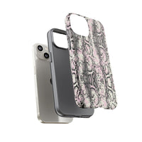 Stylish Snake Print Phone Case – Trendy Design, Tough Protection  Make a bold fashion statement while keeping your phone safe with this sleek and durable snake print case.