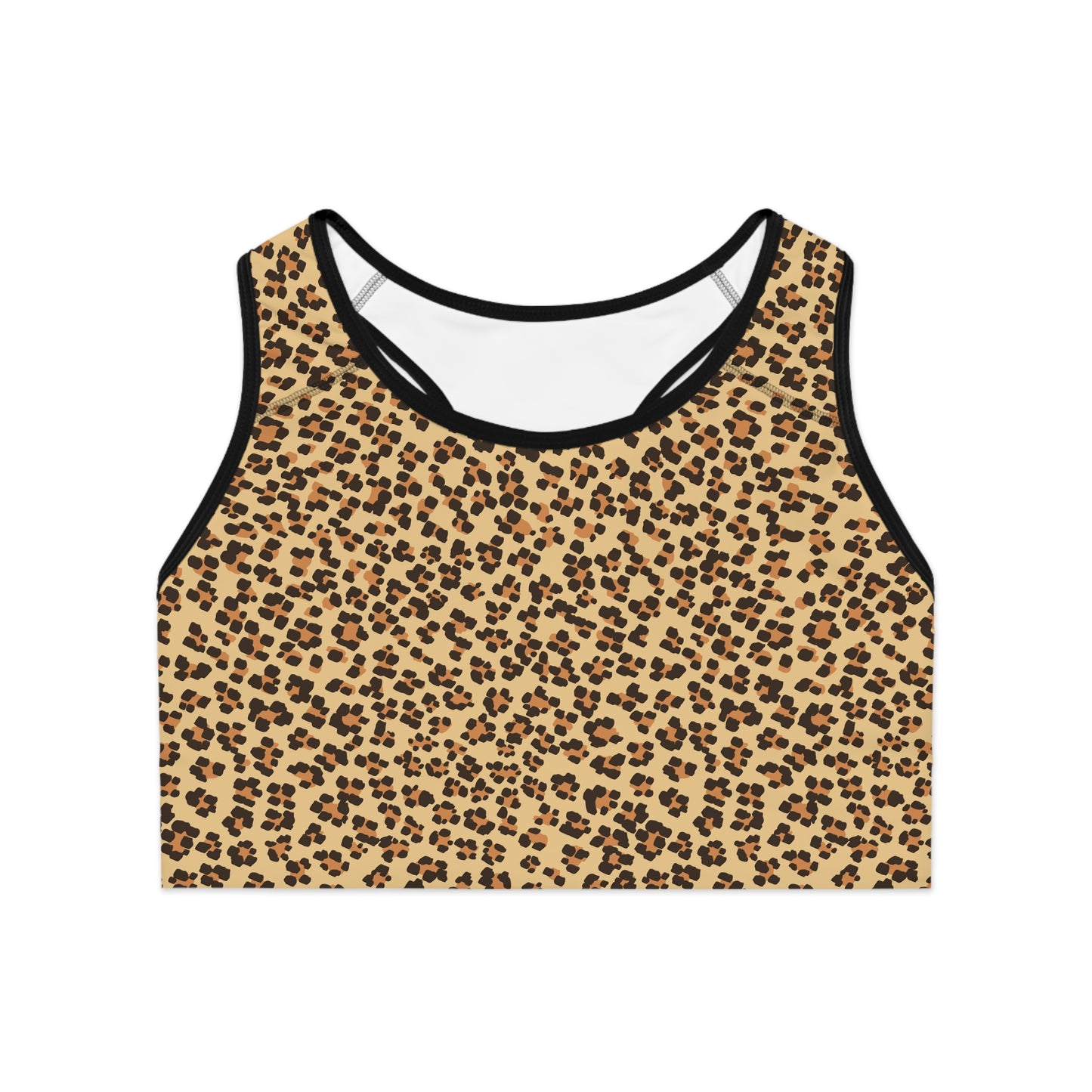 Leopard Print Sports Bra for Active Lifestyles