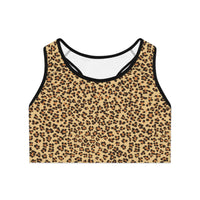 Leopard Print Sports Bra for Active Lifestyles