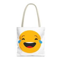 Funny Emoji Tote Bag - Smiling & Laughing Faces