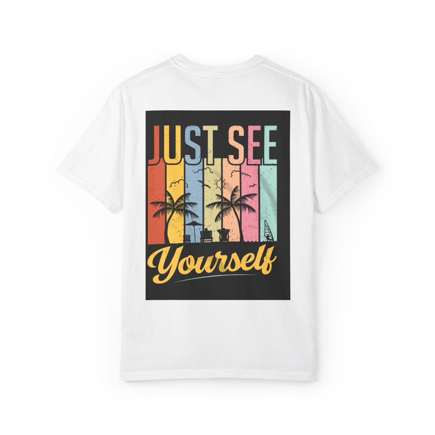 Retro Beach Vibes Unisex T-Shirt, Summer Casual Tee, Gift for Beach Lovers, Vacation Wear, Inspirational Graphic Tee, FUN