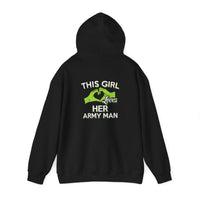 This Girl Loves Her Army Man Hoodie, Military Sweatshirt, Unisex Army Merchandise, Gifts for Military Spouses, Patriotic