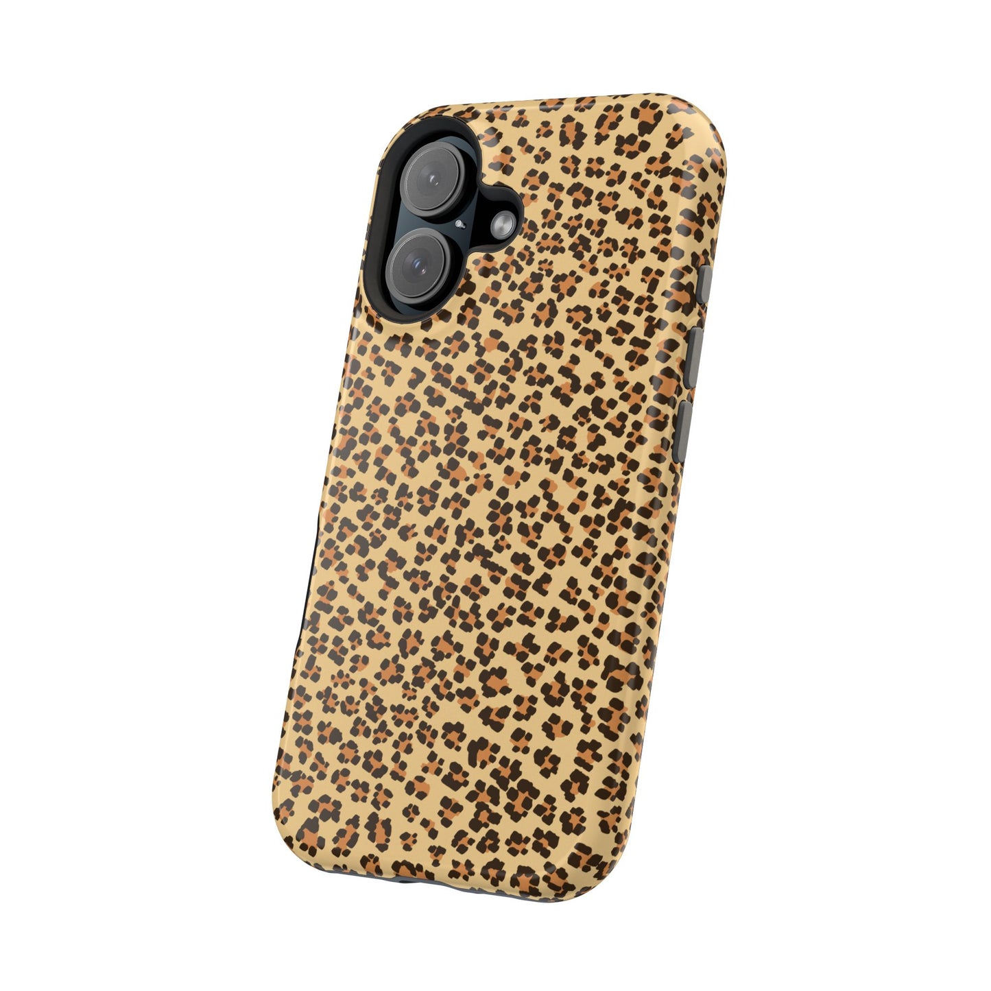 Leopard Print Magnetic Tough Case for iPhone – Bold Style, Rugged Protection  Make a fierce statement while keeping your iPhone safe with this stylish and durable magnetic tough case featuring a trendy leopard print design.