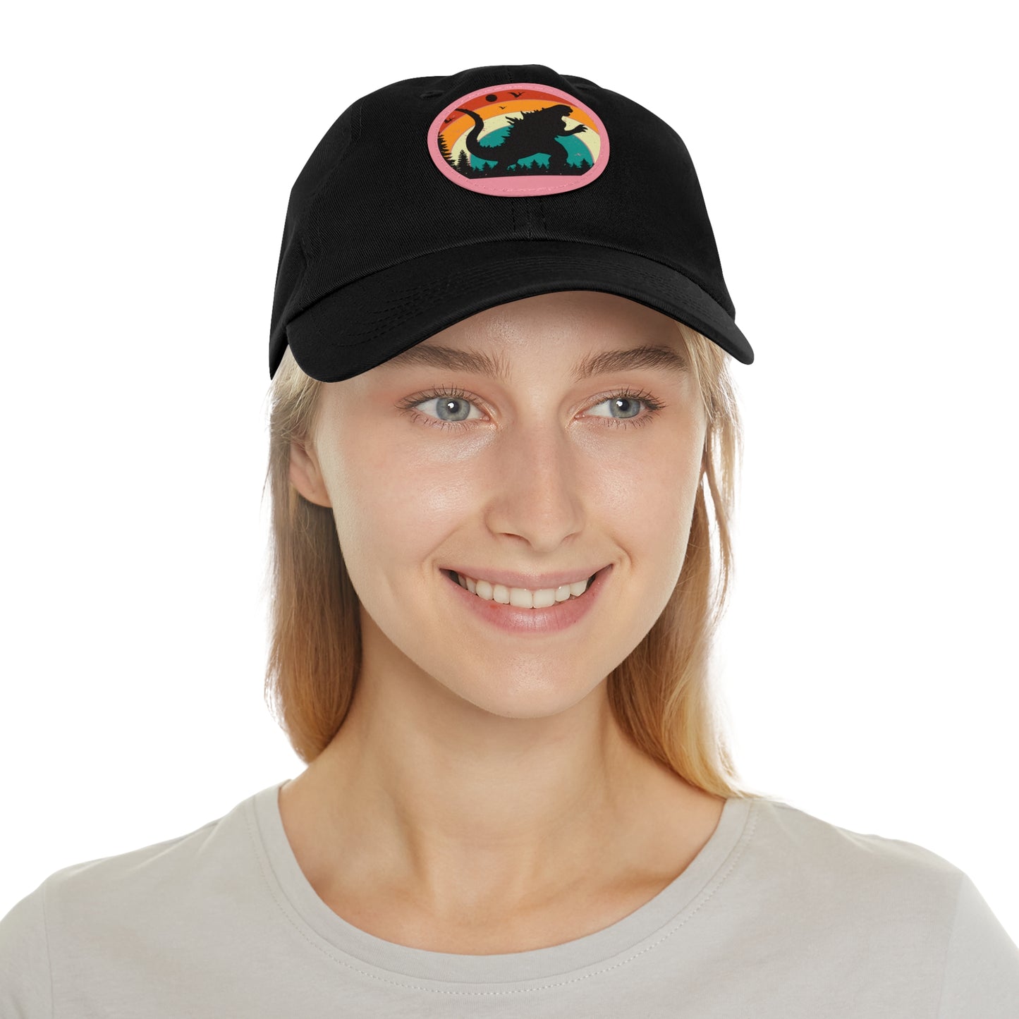 Adventure Dad Hat with Leather Patch – Perfect for Outdoor Enthusiasts