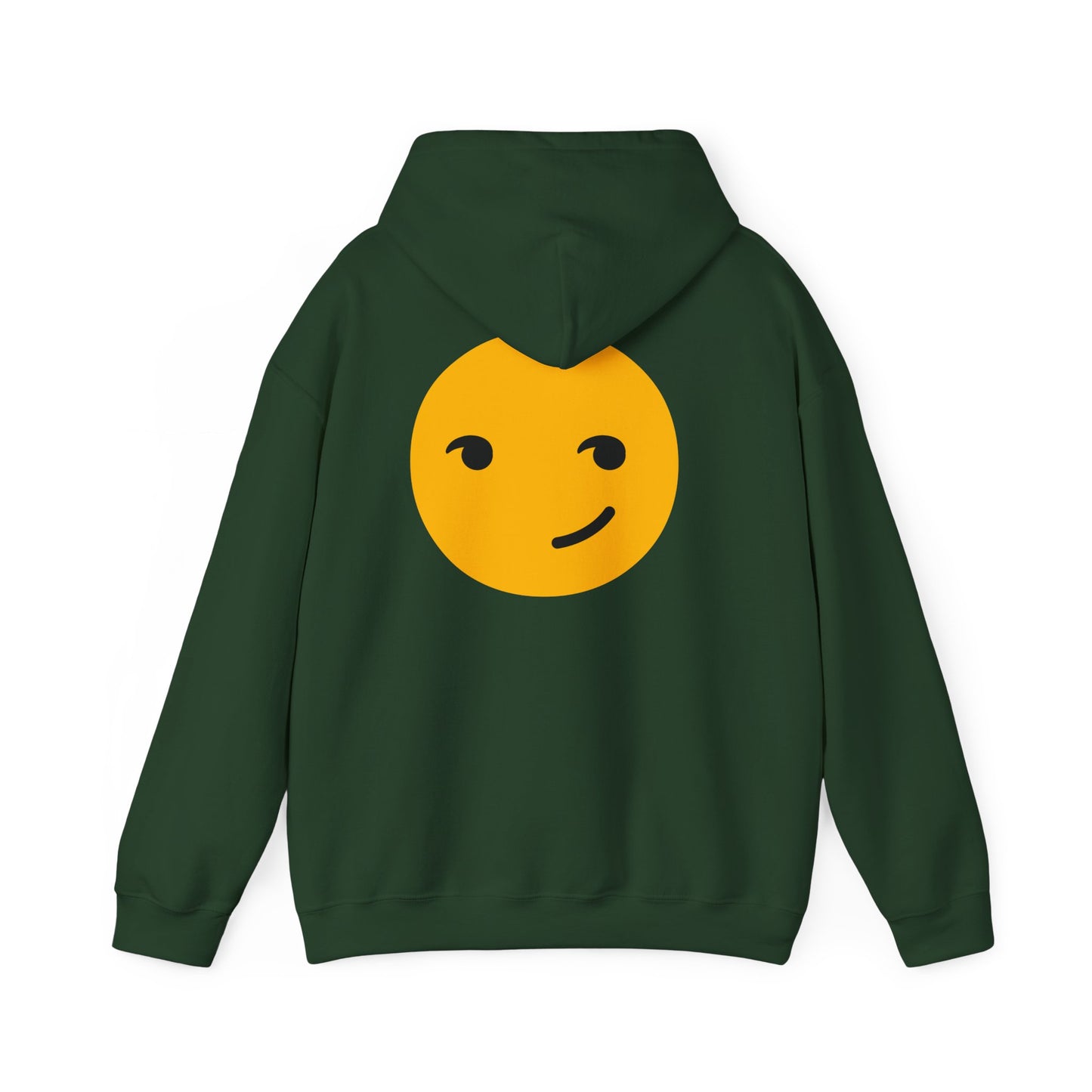 Smiley Face Unisex Heavy Blend Hooded Sweatshirt – Cozy & Playful Comfort for All Occasions