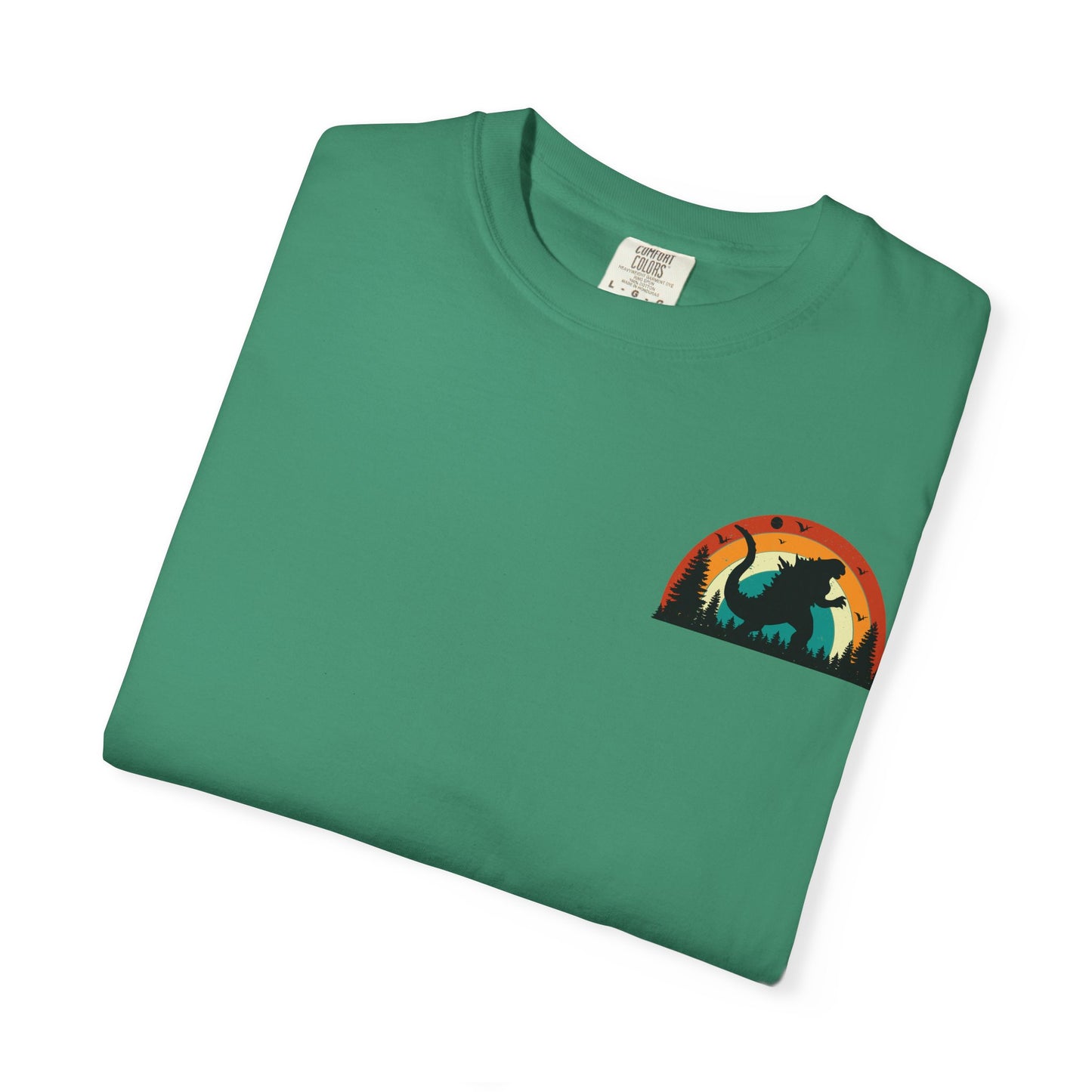 Retro Sunset Dinosaur Unisex T-Shirt