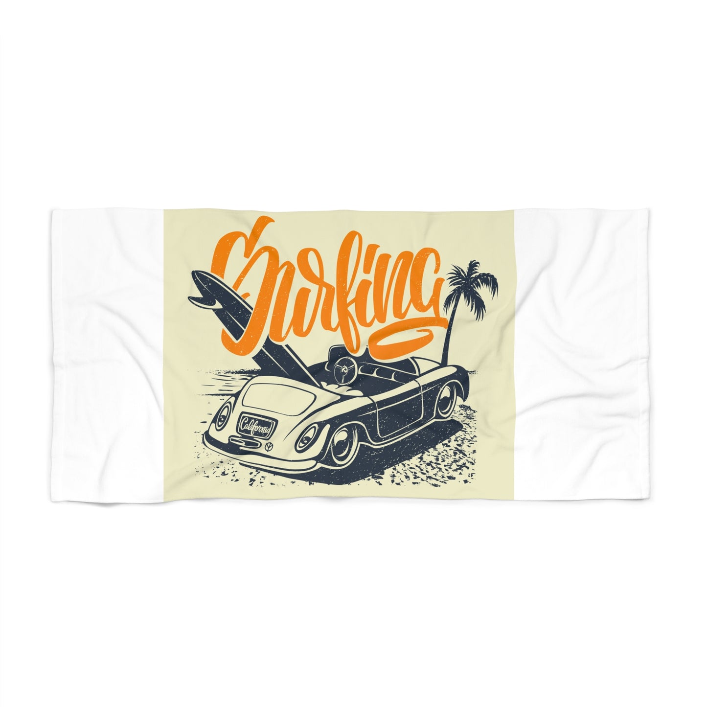 Retro Surfing Beach Towel, Perfect for Summer, Pool Parties, Beach Days, Gifts for Surfers, Vintage Style