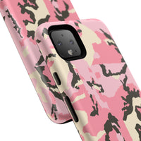 Stylish Pink Camouflage Phone Case – Tough Cases for Trendsetters