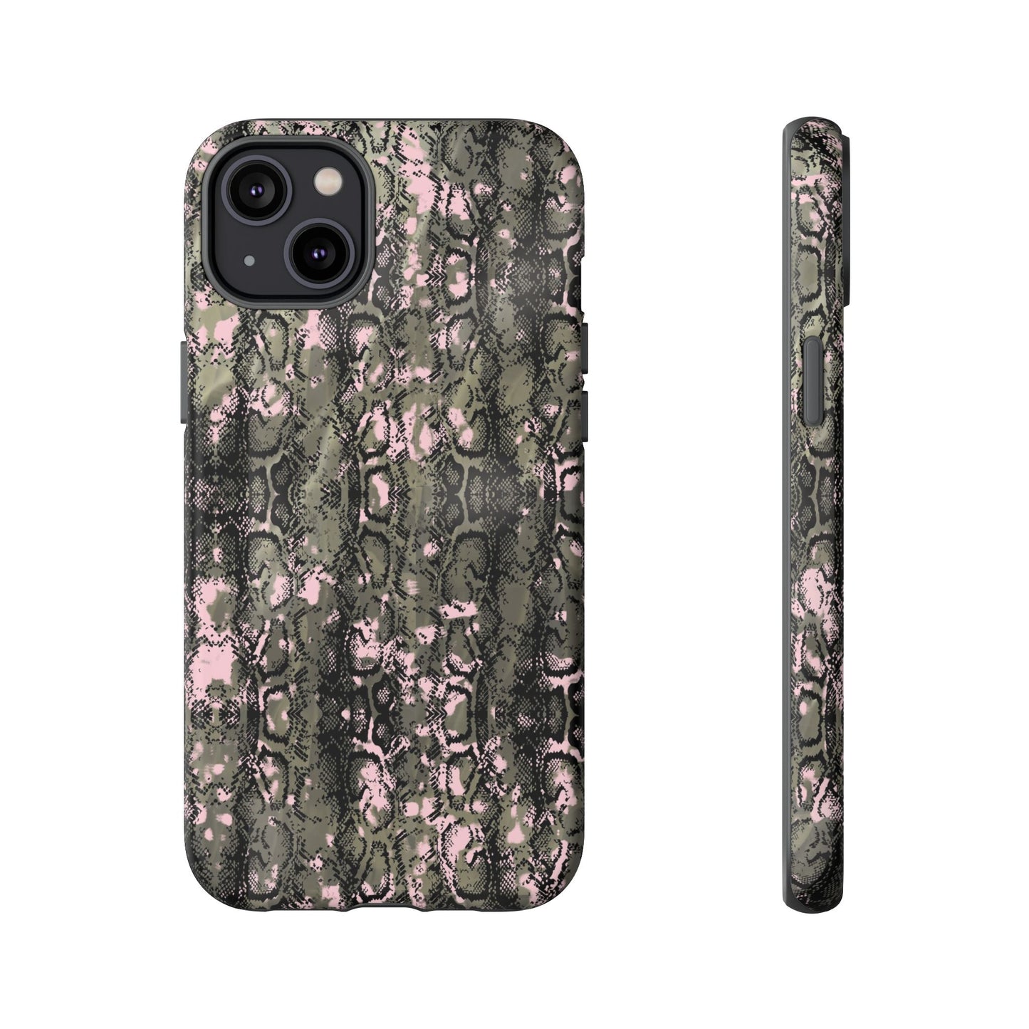 Stylish Snake Print Phone Case for Tough Protection