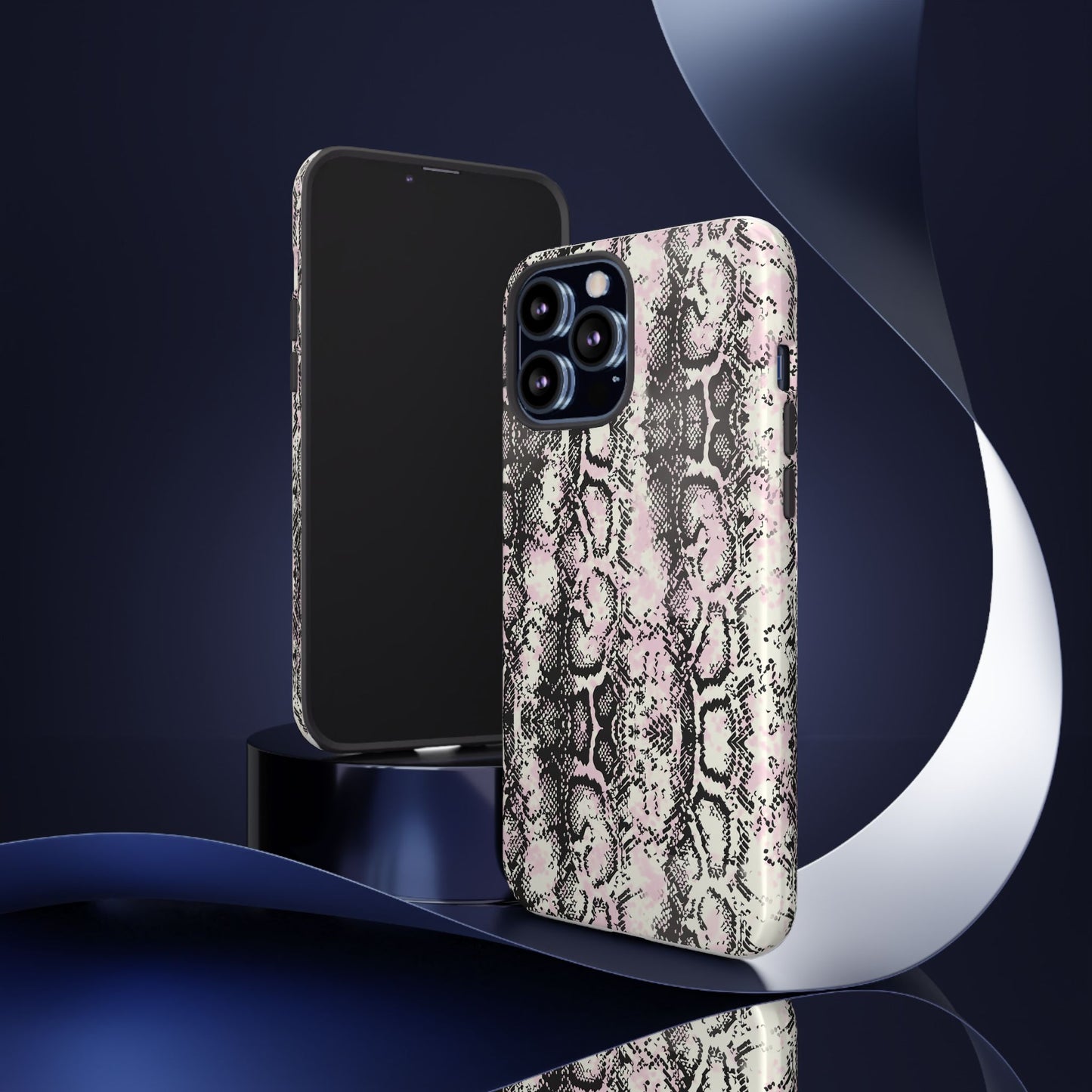 Stylish Snake Print Phone Case – Trendy Design, Tough Protection  Make a bold fashion statement while keeping your phone safe with this sleek and durable snake print case.