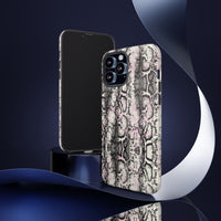 Stylish Snake Print Phone Case - Tough Protection for Trendsetters