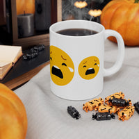 Funny Emotion Ceramic Mug - 11oz & 15oz - Perfect Gift for Friends and Family