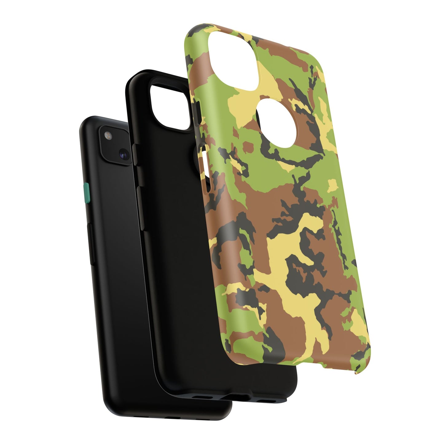 Camo Tough Phone Case - Durable Military Style Cover for Adventure Lovers
