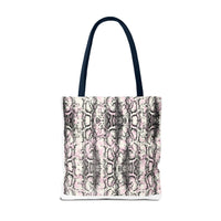 Elegant Python Print Tote Bag - Stylish and Trendy Carryall for Everyday Use
