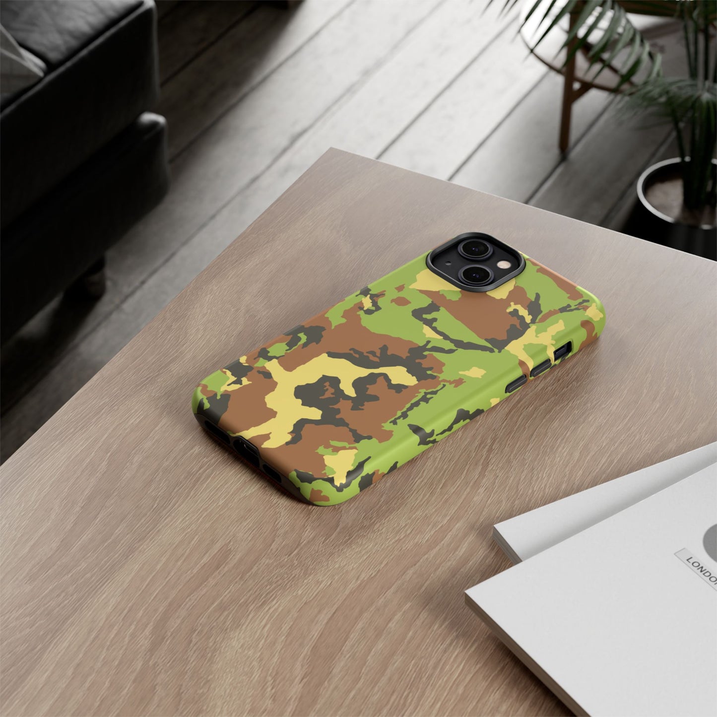 Camo Tough Phone Case - Durable Military Style Cover for Adventure Lovers