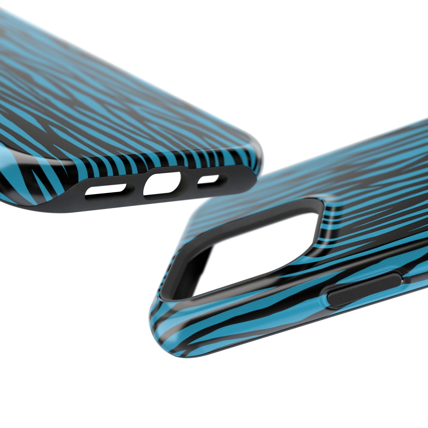 Zebra Print Magnetic Tough Case for iPhone - Durable & Stylish Phone Protection