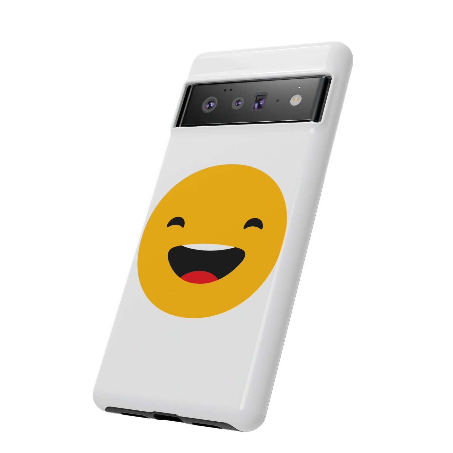 Happy Face Tough Phone Case - Durable Protection with Smile Design