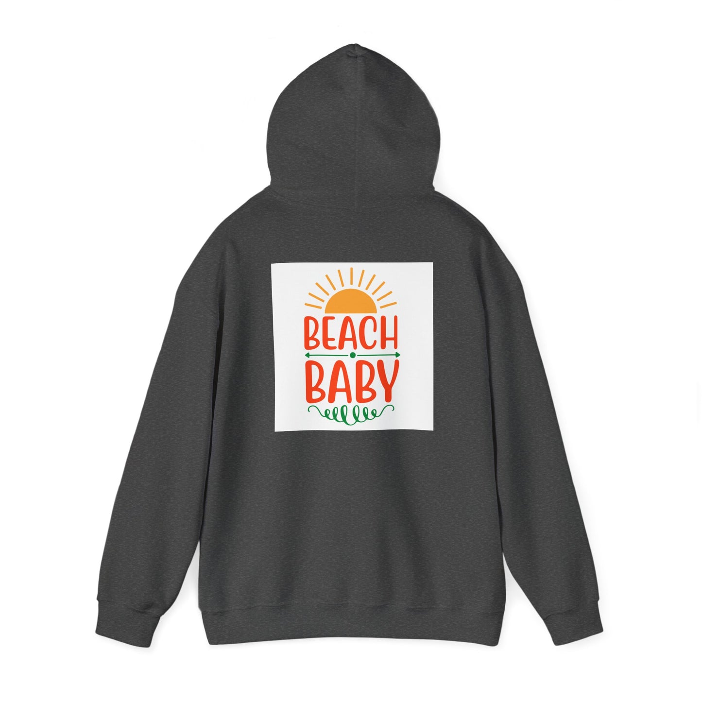 Beach Baby Hooded Sweatshirt | Summer Vibes, Beach Lover Gift, Unisex Casual Wear, Cozy Hoodie, Fun Beachwear