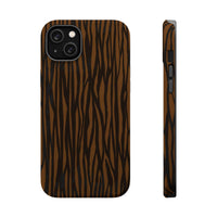 Stylish Magnetic Tough Phone Case - Bold Striped Design