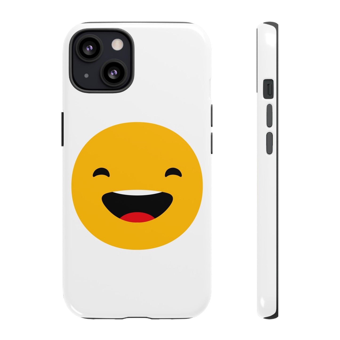 Happy Face Tough Phone Case - Durable Protection with Smile Design