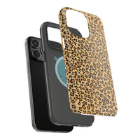 Leopard Print Magnetic Tough Case for iPhone – Bold Style, Rugged Protection  Make a fierce statement while keeping your iPhone safe with this stylish and durable magnetic tough case featuring a trendy leopard print design.
