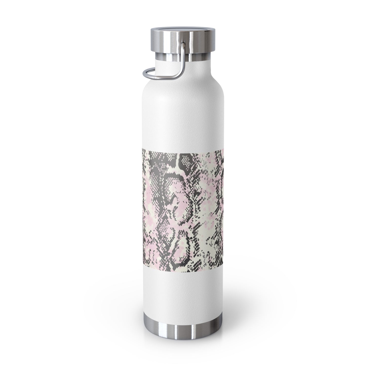 Trendy Snakeskin Insulated Water Bottle - 22oz - Perfect for Travel & Outdoor Adventures