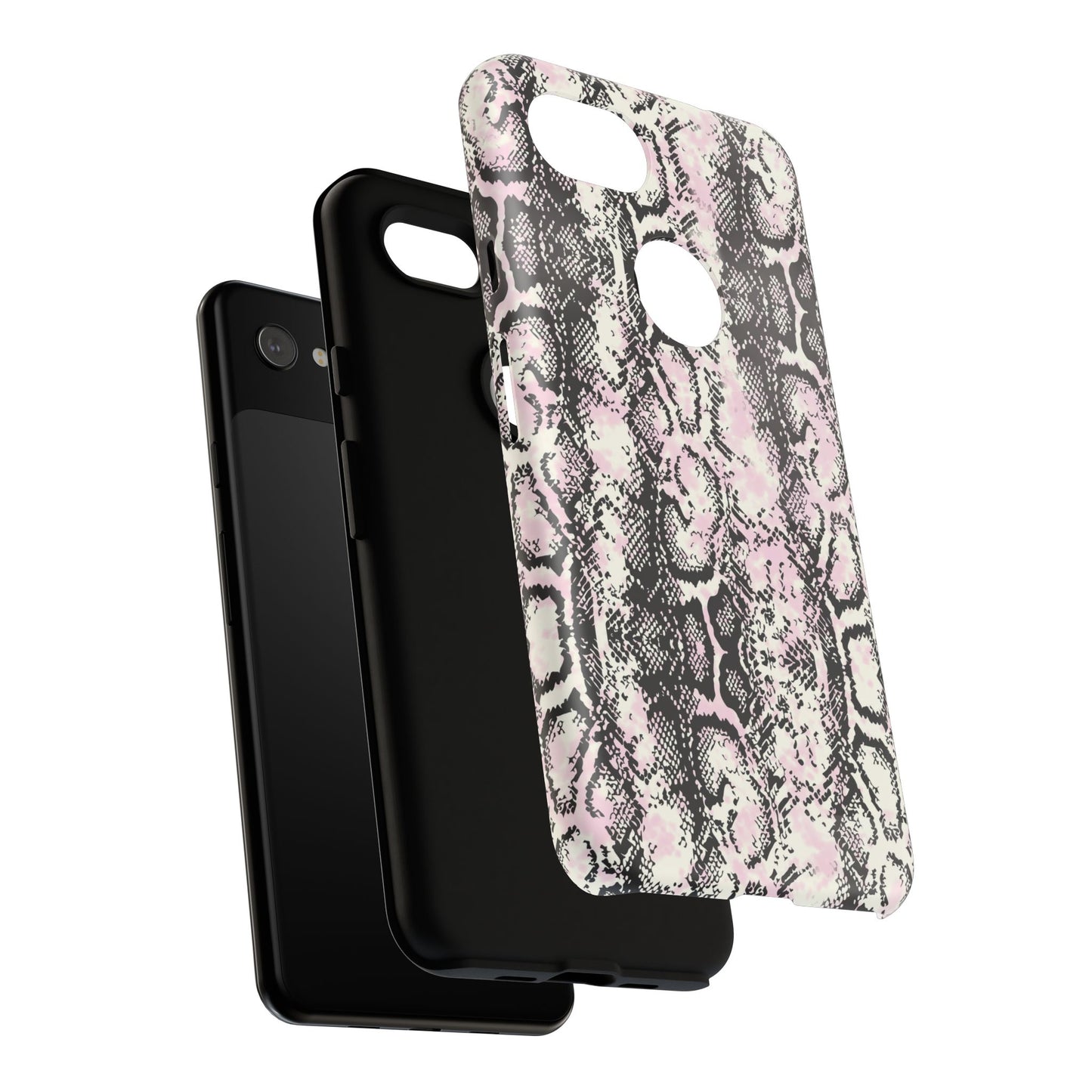 Stylish Snake Print Phone Case - Tough Protection for Trendsetters