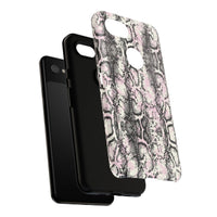 Stylish Snake Print Phone Case - Tough Protection for Trendsetters
